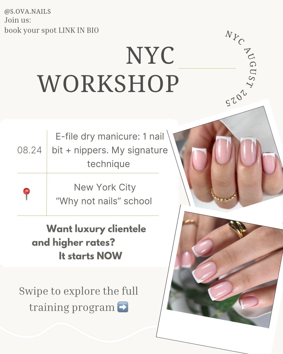 E-File Dry Manicure Masterclass — NYC